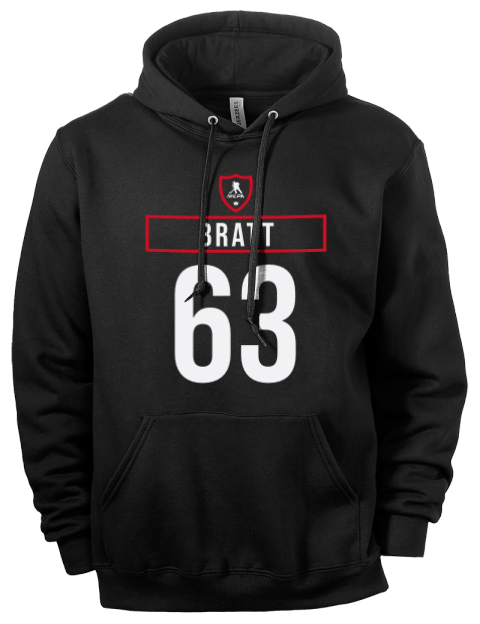 Away Jersey Jesper Bratt Eco Premium Unisex Hooded Sweatshirt | Swagsta
