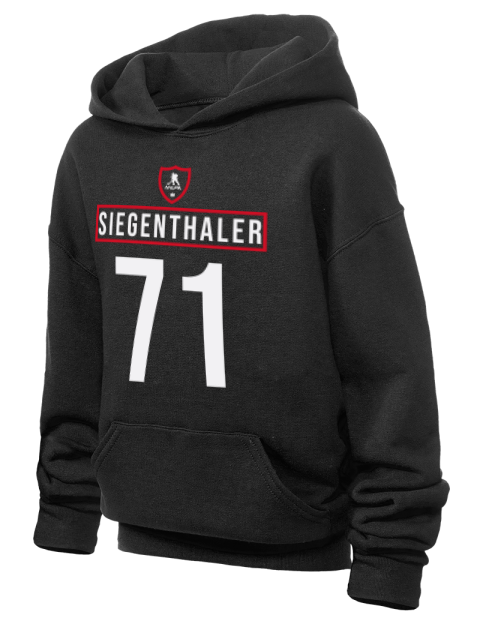 Away Jersey Jonas Siegenthaler Youth Hooded Sweatshirt | Swagsta