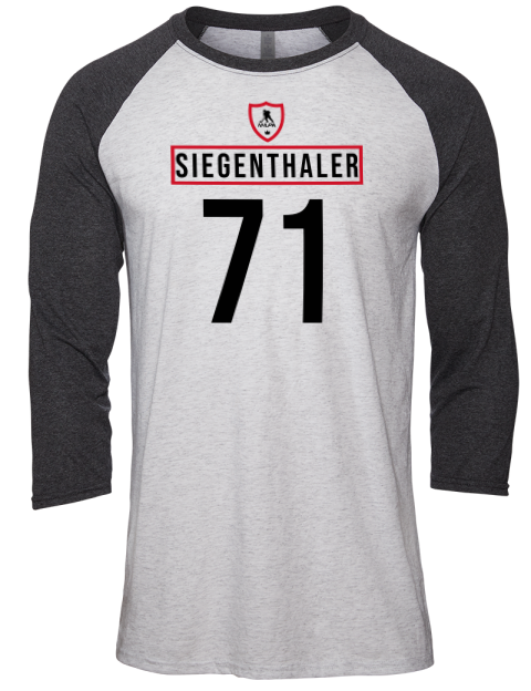 Home Jersey Jonas Siegenthaler Unisex Premium Three-Quarter Raglan T-Shirt | Swagsta