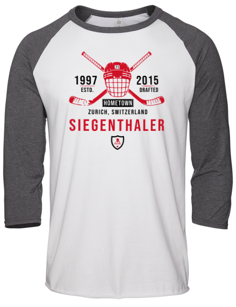 Classic Heritage Jonas Siegenthaler Unisex Premium Three-Quarter Raglan T-Shirt | Swagsta