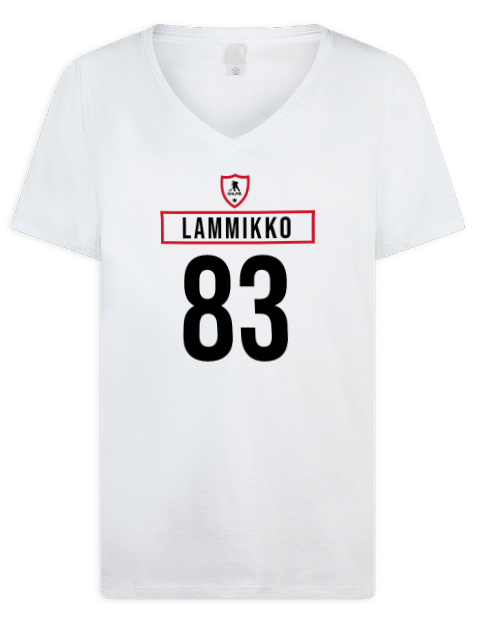 Home Jersey Juho Lammikko Premium Ladies V-Neck T-Shirt | Swagsta