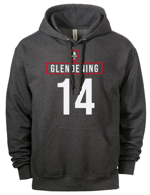 Away Jersey Luke Glendening Eco Premium Unisex Hooded Sweatshirt | Swagsta