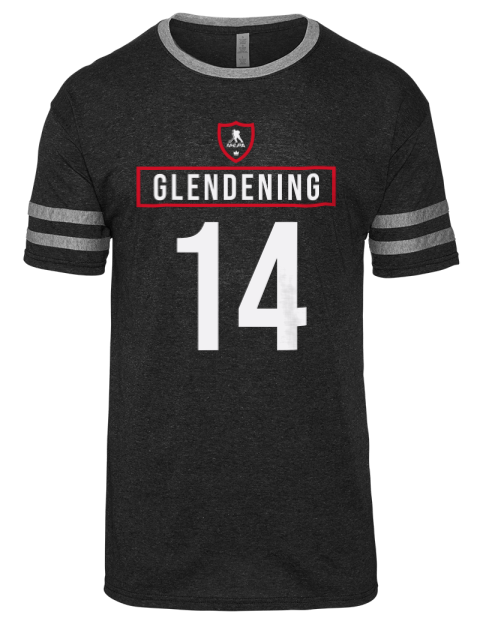 Away Jersey Luke Glendening Men's Tri-Blend T-Shirt | Swagsta