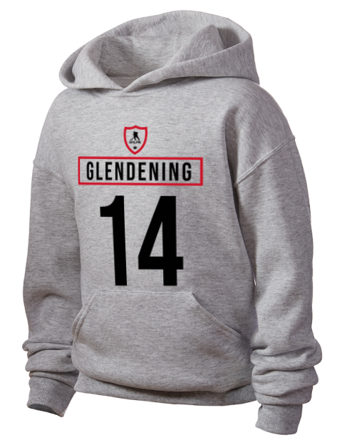 Home Jersey Luke Glendening Youth Hooded Sweatshirt | Swagsta