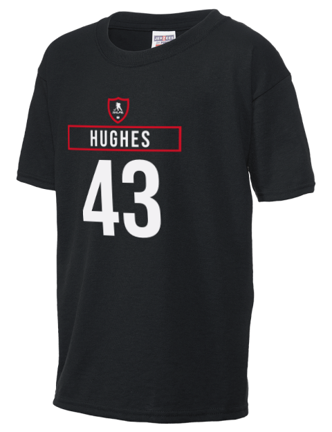Away Jersey Luke Hughes Youth T-Shirt | Swagsta