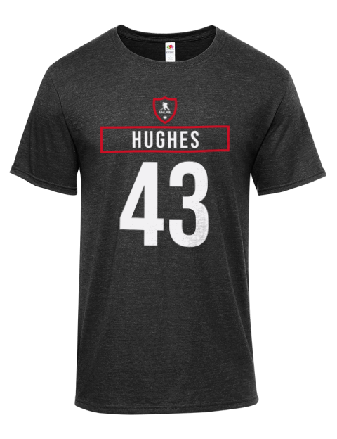 Away Jersey Luke Hughes Iconic Men's T-Shirt | Swagsta