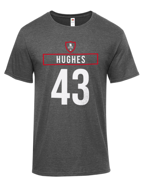 Away Jersey Luke Hughes Iconic Men's T-Shirt | Swagsta