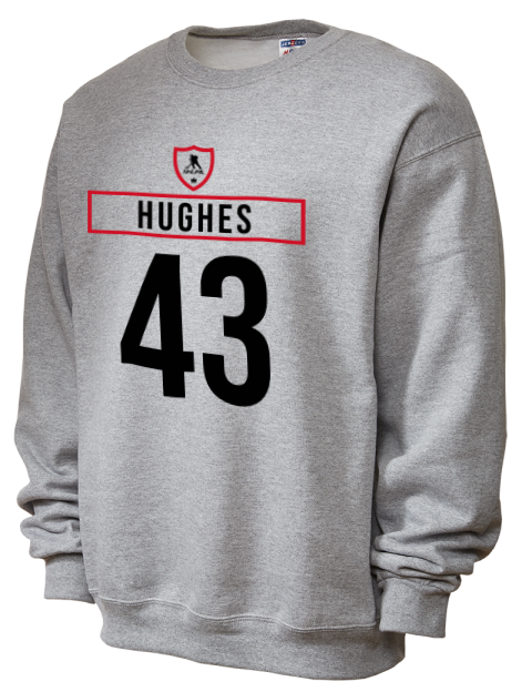 Home Jersey Luke Hughes Unisex Crewneck Sweatshirt | Swagsta
