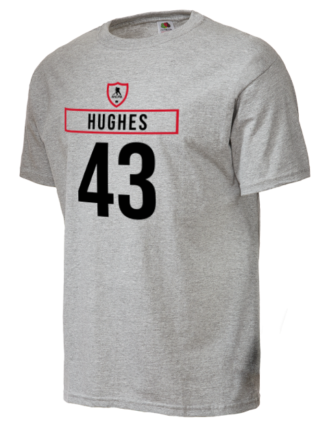Home Jersey Luke Hughes Unisex T-Shirt | Swagsta