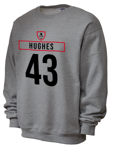 Home Jersey Luke Hughes Unisex Crewneck Sweatshirt | Swagsta