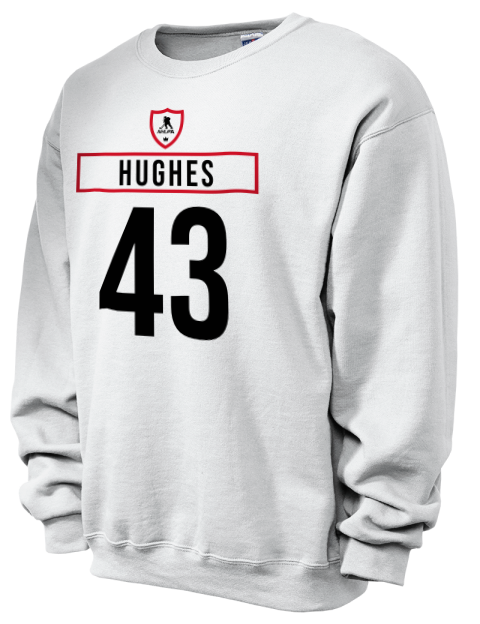 Home Jersey Luke Hughes Unisex Crewneck Sweatshirt | Swagsta