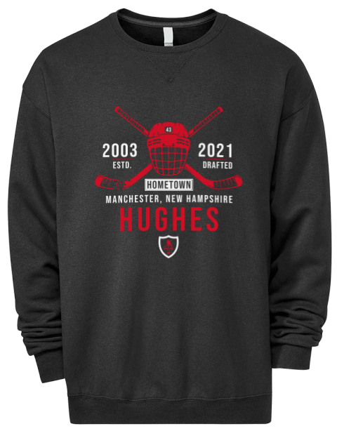 Heritage Luke Hughes Premium Unisex Crewneck Sweatshirt | Swagsta
