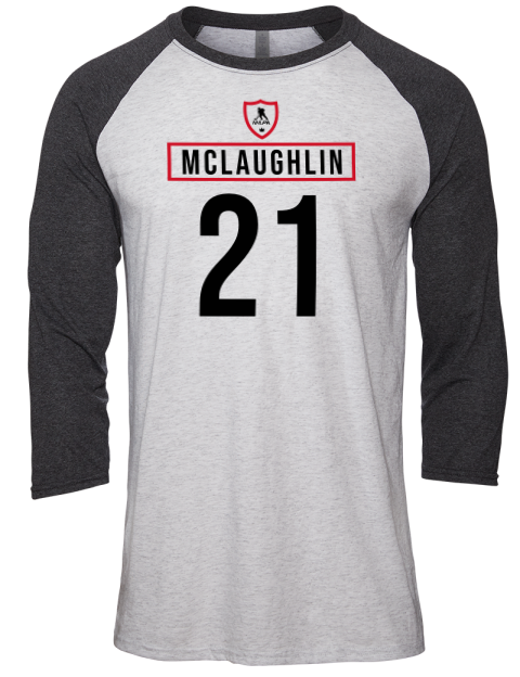 Home Jersey Marc Mclaughlin Unisex Premium Three-Quarter Raglan T-Shirt | Swagsta