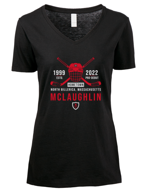 Heritage Marc Mclaughlin Premium Ladies V-Neck T-Shirt | Swagsta
