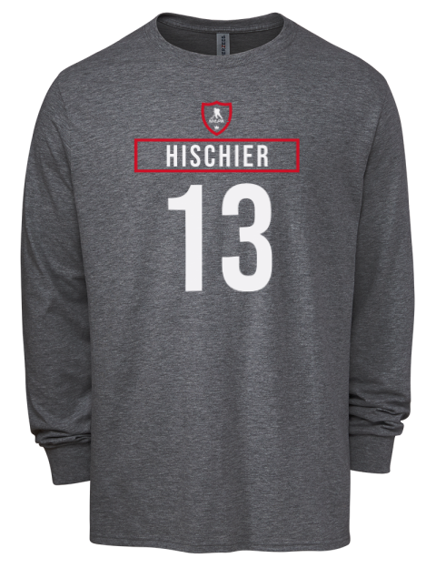Away Jersey Nico Hischier Men's Premium Blend Long Sleeve-T-Shirt | Swagsta