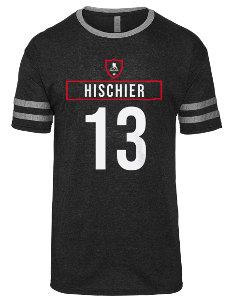 Away Jersey Nico Hischier Men's Tri-Blend T-Shirt | Swagsta