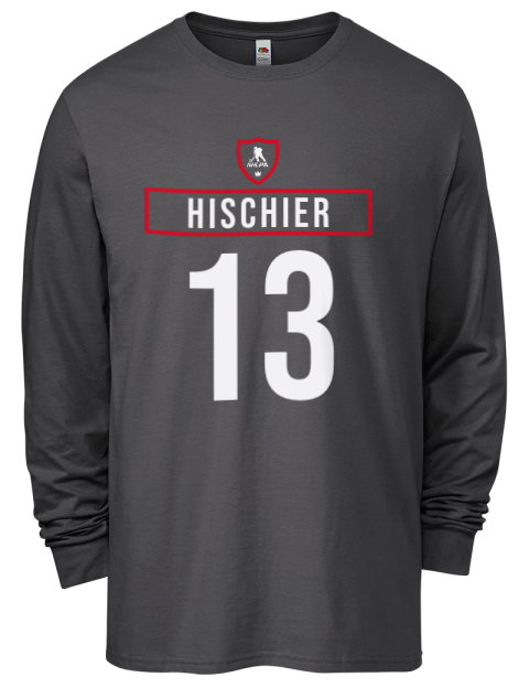Away Jersey Nico Hischier Men's Long-Sleeve T-Shirt | Swagsta
