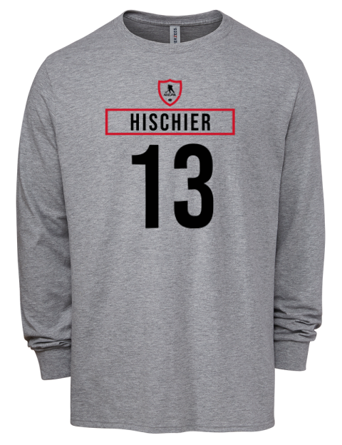 Home Jersey Nico Hischier Men's Premium Blend Long Sleeve-T-Shirt | Swagsta