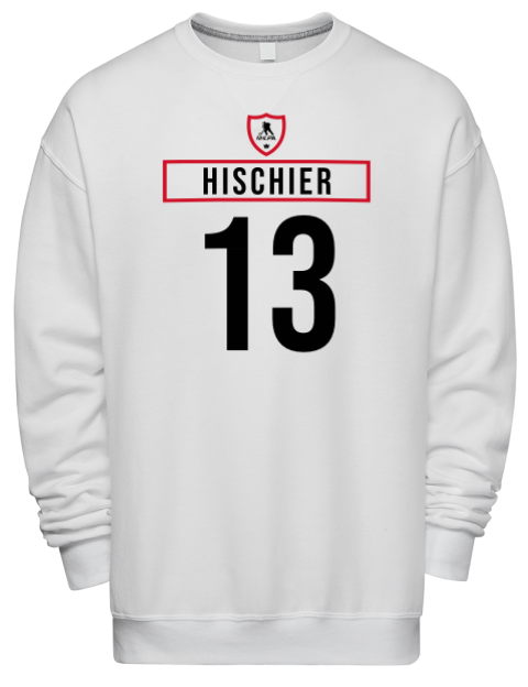 Home Jersey Nico Hischier Premium Unisex Crewneck Sweatshirt | Swagsta