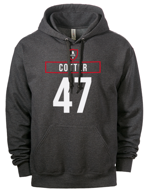 Away Jersey Paul Cotter Eco Premium Unisex Hooded Sweatshirt | Swagsta