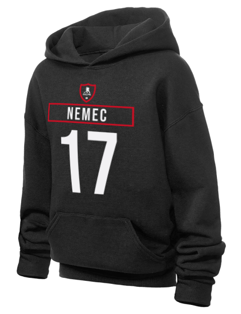 Away Jersey Simon Nemec Youth Hooded Sweatshirt | Swagsta