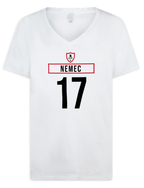 Home Jersey Simon Nemec Premium Ladies V-Neck T-Shirt | Swagsta