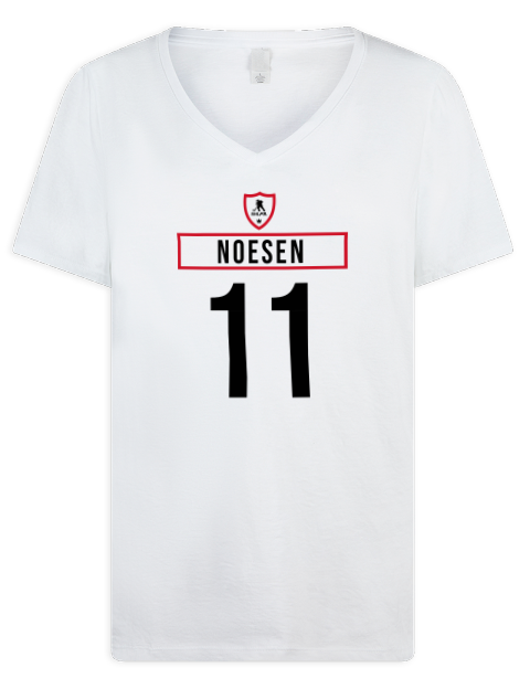 Home Jersey Stefan Noesen Premium Ladies V-Neck T-Shirt | Swagsta