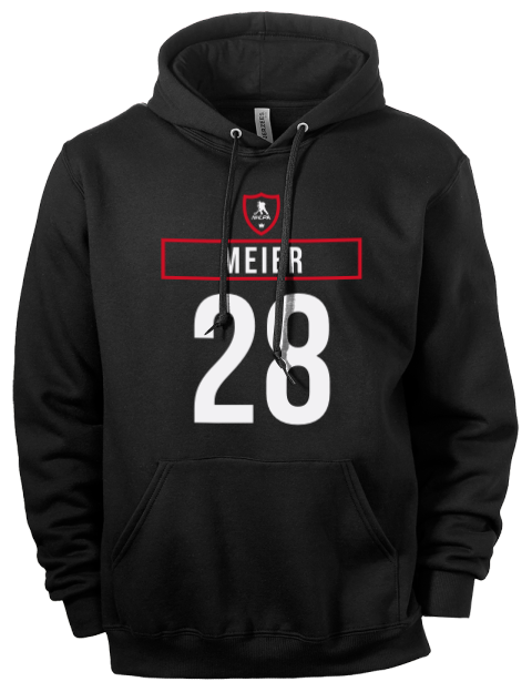 Away Jersey Timo Meier Eco Premium Unisex Hooded Sweatshirt | Swagsta