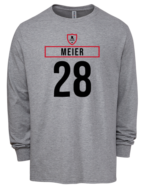 Home Jersey Timo Meier Men's Premium Blend Long Sleeve-T-Shirt | Swagsta