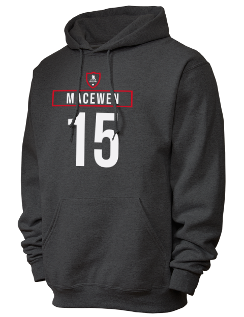 Away Jersey Zack MacEwen Unisex Hooded Sweatshirt | Swagsta