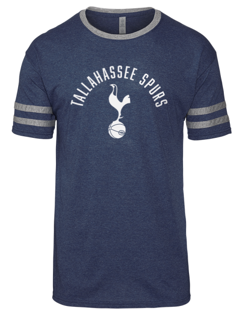 Arched Tallahassee Spurs Men's Tri-Blend T-Shirt | Swagsta