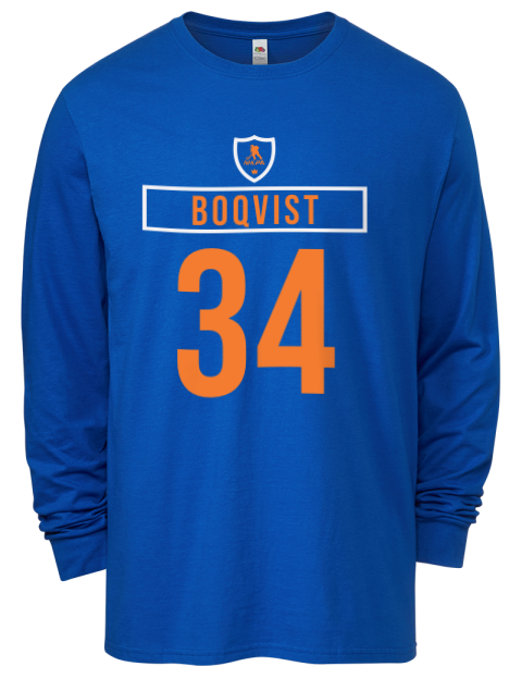 Away Jersey Adam Boqvist Men's Long-Sleeve T-Shirt | Swagsta