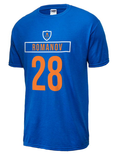 Away Jersey Alexander Romanov Dri-Power Unisex T-Shirt | Swagsta