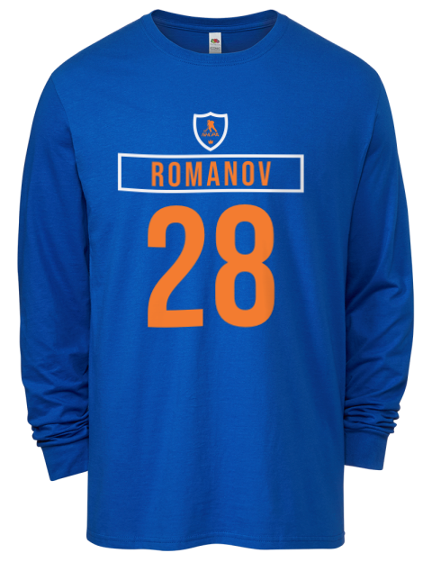Away Jersey Alexander Romanov Men's Long-Sleeve T-Shirt | Swagsta