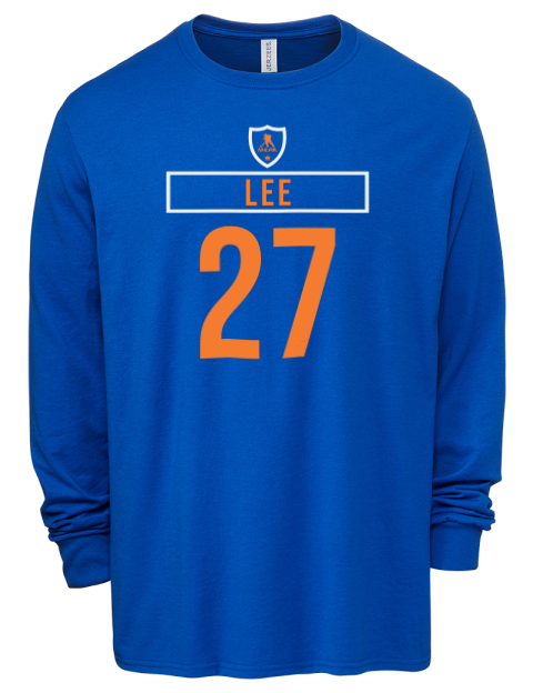 Away Jersey Anders Lee Men's Premium Blend Long Sleeve-T-Shirt | Swagsta