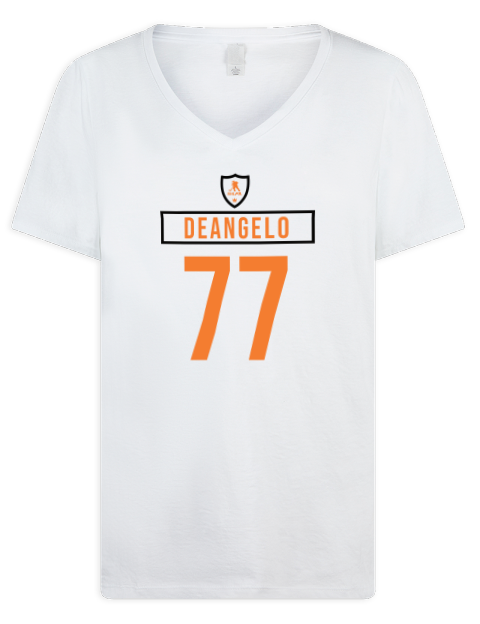 Home Jersey Anthony Deangelo Premium Ladies V-Neck T-Shirt | Swagsta