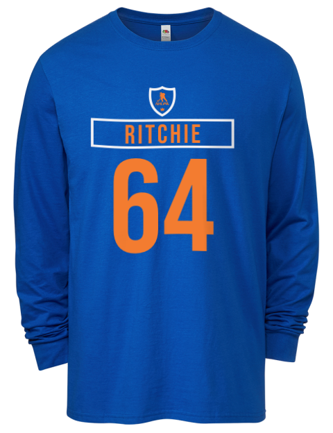 Away Jersey Calum Ritchie Men's Long-Sleeve T-Shirt | Swagsta