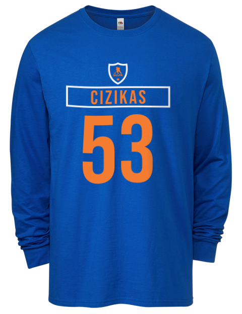 Away Jersey Casey Cizikas Men's Long-Sleeve T-Shirt | Swagsta