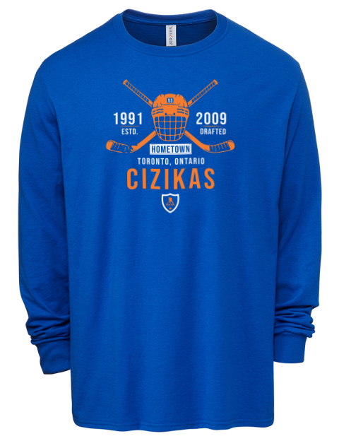 Heritage Casey Cizikas Men's Premium Blend Long Sleeve-T-Shirt | Swagsta