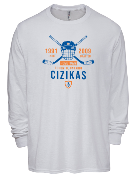Classic Heritage Casey Cizikas Men's Premium Blend Long Sleeve-T-Shirt | Swagsta