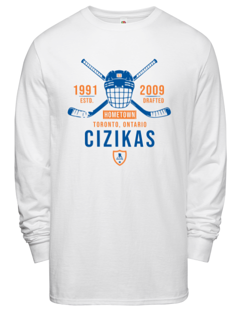 Classic Heritage Casey Cizikas Men's Long-Sleeve T-Shirt | Swagsta
