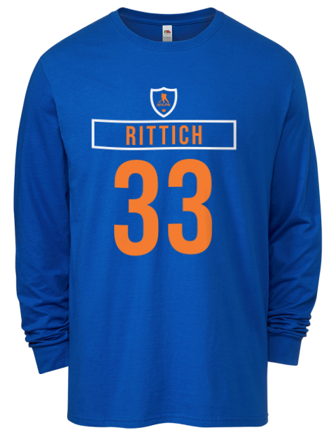 Away Jersey David Rittich Men's Long-Sleeve T-Shirt | Swagsta