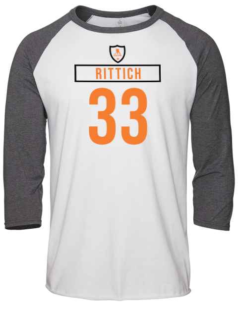 Home Jersey David Rittich Unisex Premium Three-Quarter Raglan T-Shirt | Swagsta