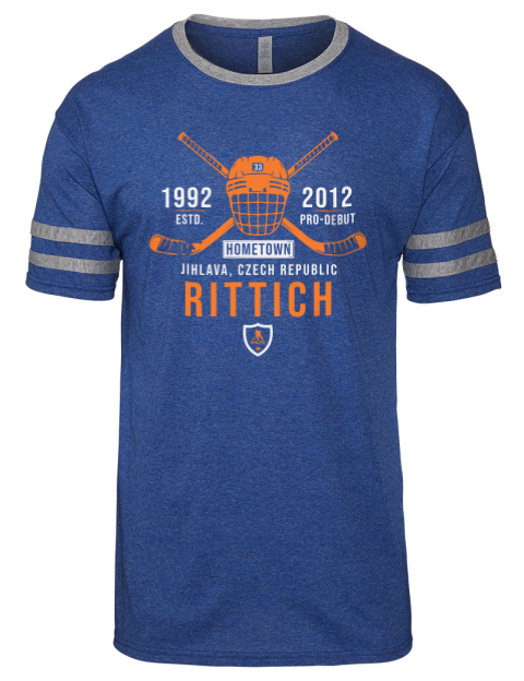 Heritage David Rittich Men's Tri-Blend T-Shirt | Swagsta