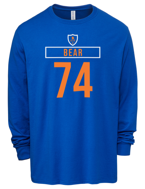 Away Jersey Ethan Bear Men's Premium Blend Long Sleeve-T-Shirt | Swagsta