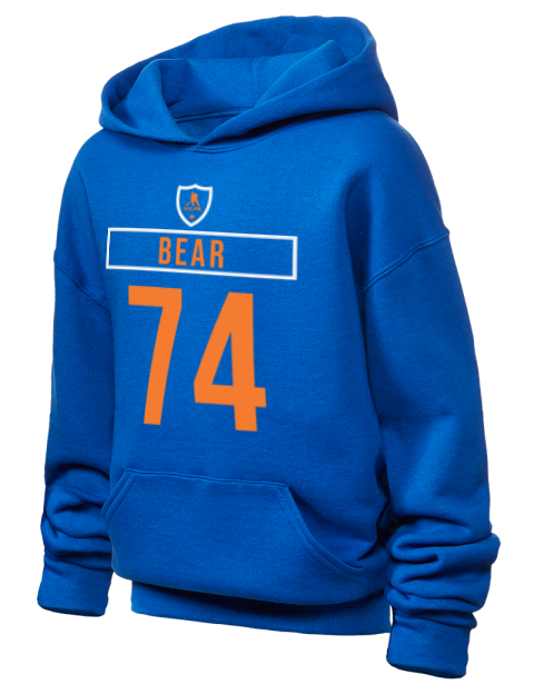 Away Jersey Ethan Bear Youth Hooded Sweatshirt | Swagsta