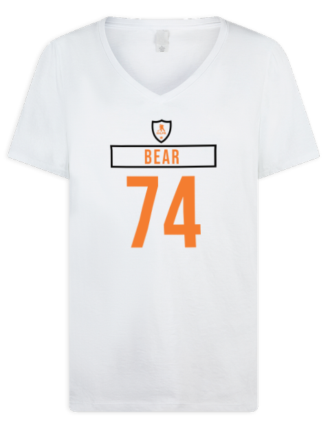 Home Jersey Ethan Bear Premium Ladies V-Neck T-Shirt | Swagsta