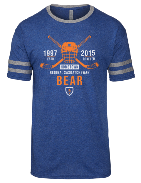 Heritage Ethan Bear Men's Tri-Blend T-Shirt | Swagsta