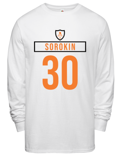 Home Jersey Ilya Sorokin Men's Long-Sleeve T-Shirt | Swagsta