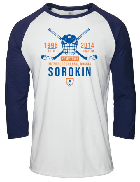 Classic Heritage Ilya Sorokin Unisex Premium Three-Quarter Raglan T-Shirt | Swagsta